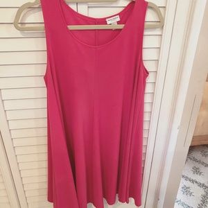 Hot pink Trapeze style dress,. Size Med, Isaac Mizrahi for Target